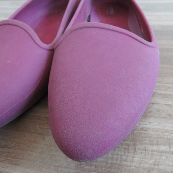 CROCS Eve Ballet Flat in Plum Purple Comfort Travel Waterproof Fall - Size US 9 - Picture 6 of 13